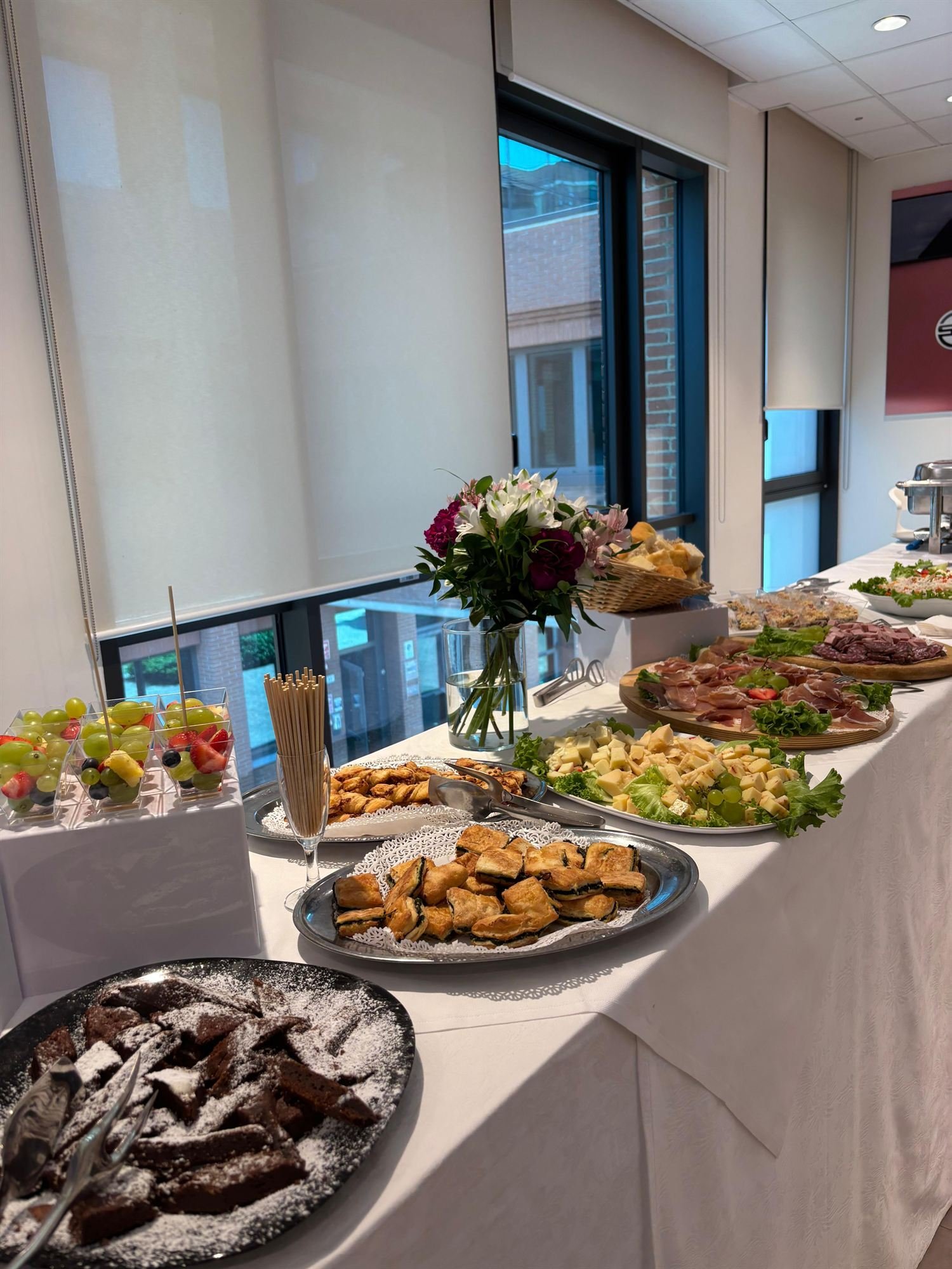 Buffet allestito per un evento